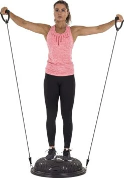 Tunturi Balanstrainer Pro Met Handvatten - Balanskussen Met Resistance Band Set - Balansbal Incl. Meegeleverde Voetpomp - Incl. Gratis Fitness App 27 Tunturi Balanstrainer Pro Met Handvatten - Balanskussen Met Resistance Band Set - Balansbal Incl. Meegeleverde Voetpomp - Incl. Gratis Fitness App -FitForce Outlet Winkel 837x1200 2