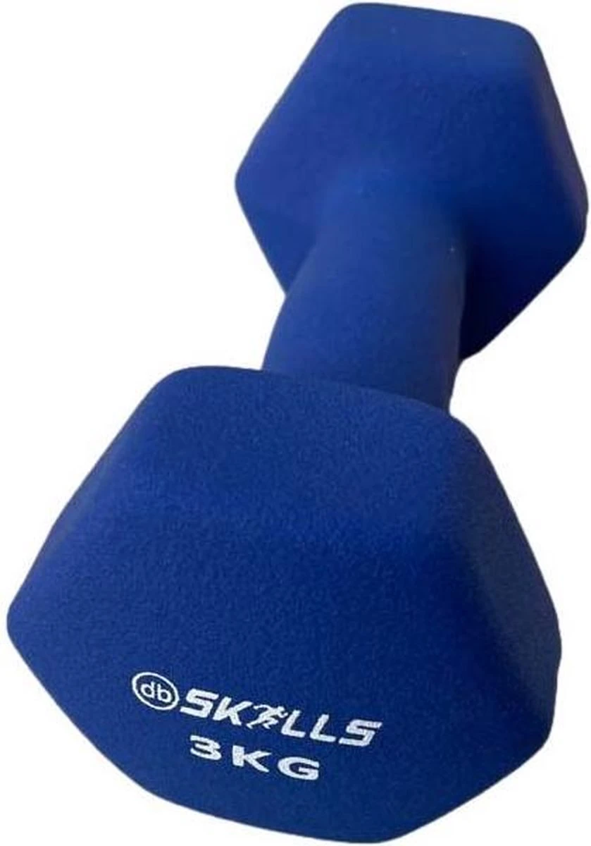 Db SKILLS 3KG Dumbbell Set Van 2 Stuks - Gewichten - Fitness - Sport 2 Db SKILLS 3KG Dumbbell Set Van 2 Stuks - Gewichten - Fitness - Sport - Afbeelding 2