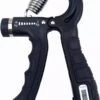 Merkloos Handtrainer 10 Tot 60kg Met Teller - Zwart - Handknijper- Knijphalter - Armtrainer – Gewichten - Hand Knijper Set - Handgripper - Hand Gripper - Grip - Onderarm Trainer - Buigveer – Grip Trainer - Vinger - Hand Spier - Fitness - Ixen