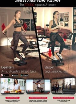 Sportstech STX300 | Stepper | Home Fitness Thuis | Inclusief Trekkoorden -FitForce Outlet Winkel 879x1200