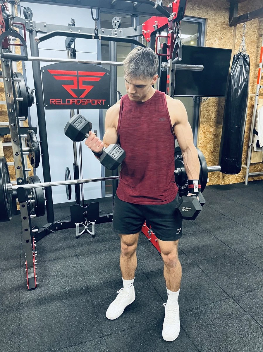 ReloadSport -Hex Dumbbell Set 20KG - 2x 10KG 6 ReloadSport -Hex Dumbbell Set 20KG - 2x 10KG - Afbeelding 6