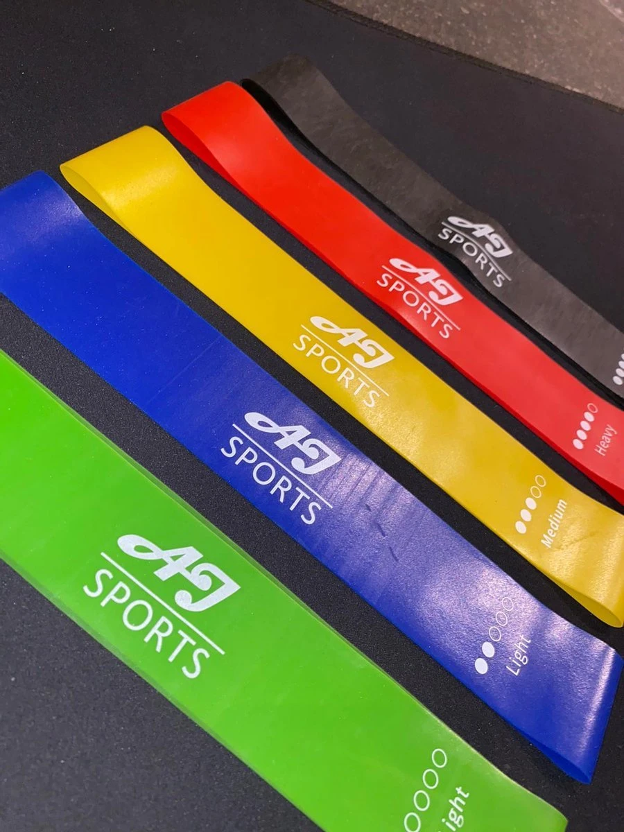 AJ-Sports Latex Weerstandsbanden - Booty Bands - Fitness Elastiek - Weerstandbanden - Set Van 5 Weerstandsbanden - 5 Verschillende Weerstanden - Resistance Band - Fitness Band - Fitness - Workout - Inclusief Draagtas 10 AJ-Sports Latex Weerstandsbanden - Booty Bands - Fitness Elastiek - Weerstandbanden - Set Van 5 Weerstandsbanden - 5 Verschillende Weerstanden - Resistance Band - Fitness Band - Fitness - Workout - Inclusief Draagtas - Afbeelding 10