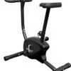 Physionics® Hometrainer - Met LCD-display, Verstelbare Zitting & Weerstand, Met Handpolssensoren, Tot 100 Kg, Zwart - Hometrainer, Fietstrainer, Fitnessfiets, Fitnessfiets, Ergometer