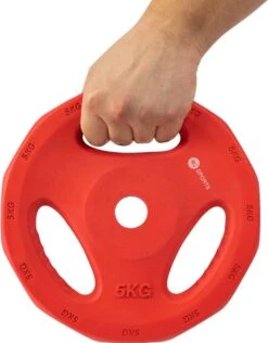 RS Sports Aerobic Pump Set - Halterset Met Gewichten - 130 Cm Stang - Totaal 20 Kg - Rubber Schijven -FitForce Outlet Winkel 937x1200