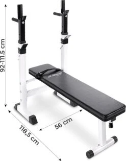 Physionics - Halterbank - Dips Bank - Bankdruk - Buiktrainer - Rugtrainer - Gewicht Heffen - Antislip - Verstelbaar -FitForce Outlet Winkel 940x1200