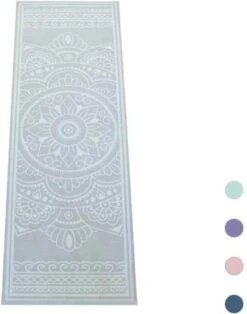 Love Generation ● Design Yoga Mat ● Fitness Mat ● MagicCarpet Print ● Mint -FitForce Outlet Winkel 943x1200 3