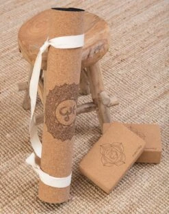 Yoga Mat Sportmat Fitnessmat Antislip Duurzaam Kurk Met Yoga Lessen -FitForce Outlet Winkel 948x1200