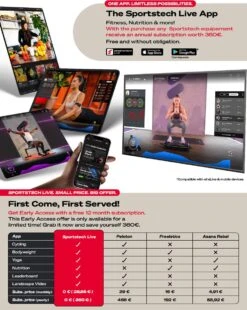 Sportstech Germany - 4D-trilplaat VP400 Met Uniek Gebogen Ontwerp -FitForce Outlet Winkel 956x1200 6