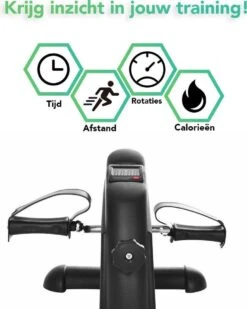 Dreaver Stoelfiets - LCD-scherm - Inclusief Antislipmat - Bureaufiets - Bewegingstrainer - Deskbike - Mini Hometrainer - Pedaaltrainer -FitForce Outlet Winkel 959x1200 10