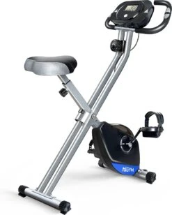 FOXSPORT X-Bike Hometrainer - Fitness Fiets Opvouwbaar - 8 Weerstandsniveaus - Ergometer - Polssensor - Trainingscomputer - Inklapbaar - 8 Standen - Max. 136 Kg -FitForce Outlet Winkel 963x1200 2