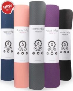 Yoga Mat Sportmat Fitnessmat Antislip Duurzaam Met Yoga Lessen - Grijs -FitForce Outlet Winkel 964x1200 1