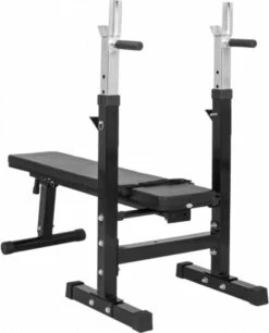 SOUTHWALL Halterbank - Fitnessbank - Verstelbare Haltersteunen - Belastbaar Tot 200kg - Zwart 15 SOUTHWALL Halterbank - Fitnessbank - Verstelbare Haltersteunen - Belastbaar Tot 200kg - Zwart -FitForce Outlet Winkel 968x1200