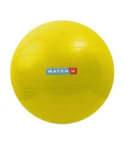 Matchu Sports - Fitness Bal - Ø 45 Cm - Gymbal - Zitbal - Inclusief Pomp - Geel -FitForce Outlet Winkel 974x1200 1
