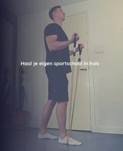 JPS Sports® Resistance Bands Set - Fitness Elastiek - Weerstandsbanden - Handvaten - Enkelbanden - Draagtas - Tot 55KG -FitForce Outlet Winkel 974x1200 2