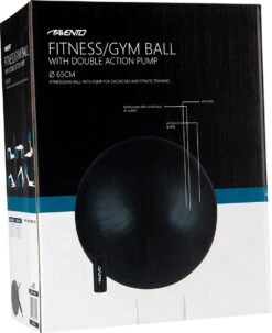Avento Fitness/Gymbal + Pomp - Ø 65cm - Zwart -FitForce Outlet Winkel 977x1200 1