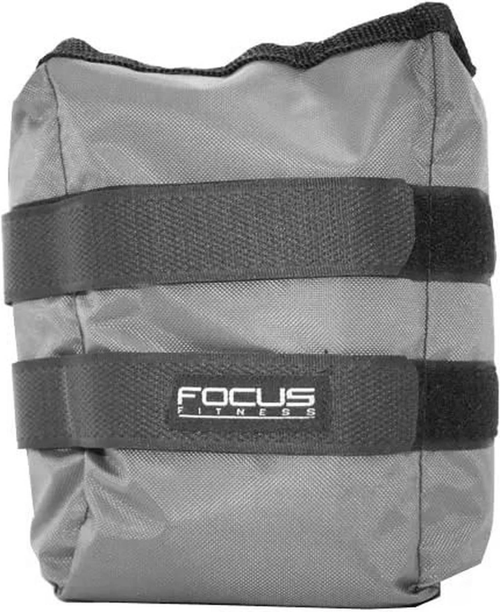 Focus Fitness - Pols-/enkelgewichten - Ankle Weights - 2 X 1 Kg - Grijs - Gewichten - Verstelbaar 4 Focus Fitness - Pols-/enkelgewichten - Ankle Weights - 2 X 1 Kg - Grijs - Gewichten - Verstelbaar - Afbeelding 4