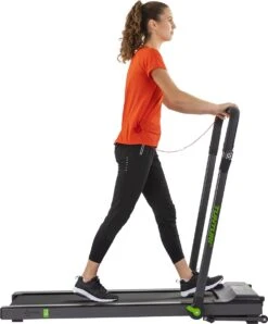 Tunturi Cardio Fit T10 Loopband - Inklapbaar - Ultra Platte Hardloopband - 7 Verschillende Trainingsprogramma's - 1.0 To 12 Km/u -FitForce Outlet Winkel 994x1200