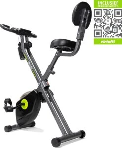 Hometrainer - VirtuFit Opvouwbare Home Trainer Met Rugleuning En Tablethouder - Fitness Fiets - Stoelfiets - Inklapbaar -FitForce Outlet Winkel 994x1200 3