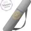YoZenga Yogatas | Ohm Sandy Grey Met Trekkoord | Sporttas | Yoga Koker Tas