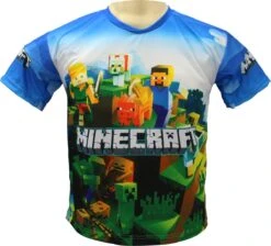 Merkloos Minecraft Shirt + Broek Set | Alle Maten | PS4 / Nintendo Switch / Lego Minecraft Game | Sport/Gym Kleding | Maat 152 -FitForce Outlet Winkel 1200x1087 1
