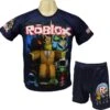 Roblox Shirt En Broekje - Roblox Kleding Tenue - Kinder Tot Volwassen Maten - Maat 152