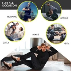 SHAKEX® - Zweetpak - Saunapak - Sweatsuit - Saunasuit - Uniseks - Gewichtsverlies - Afvallen - Cardio - Small -FitForce Outlet Winkel 1200x1187