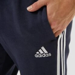 Adidas Performance 3-Stripes Fleece Joggingbroek Blauw Heren - Maat M -FitForce Outlet Winkel 1200x1200 10
