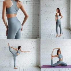 Merkloos Yoga Broek - Uniek Ontwerp Met Zak Mt. S - Extreem Goede Elasticiteit En Ademmogelijkheid - Buik Control - Hoge Taille - Legging Dames - Yoga - Workout - Fitness - Gym - Hardlooplegging - Sportbroek -FitForce Outlet Winkel 1200x1200 16