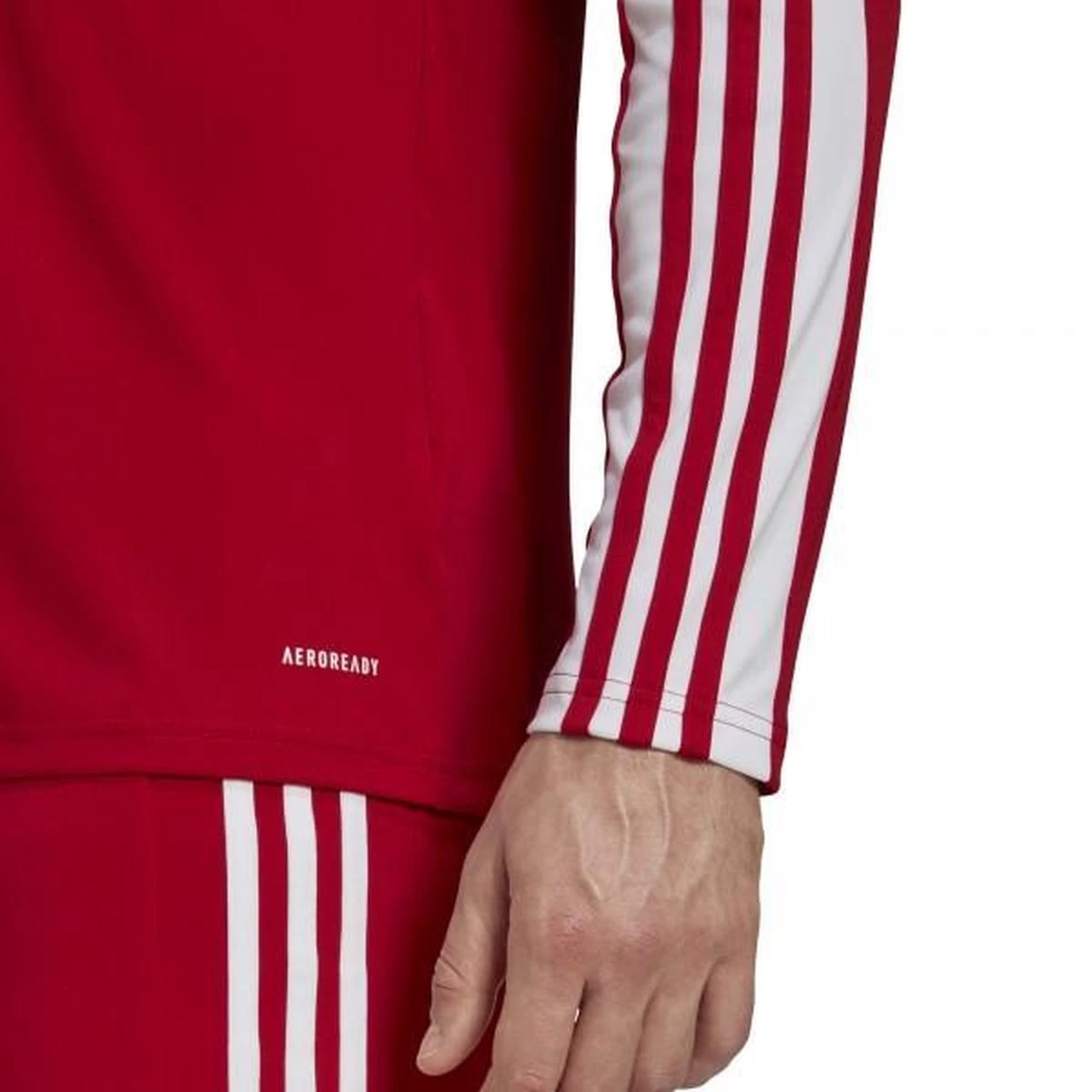 Adidas Squadra 21 Voetbalshirt Lange Mouw Heren - Rood / Wit | Maat: L 11 Adidas Squadra 21 Voetbalshirt Lange Mouw Heren - Rood / Wit | Maat: L - Afbeelding 11