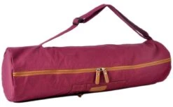 #DoYourYoga - Yogatas - »Sunita« - Yogabag Van Canvas - 63 X 13 Cm. - Roze-rood