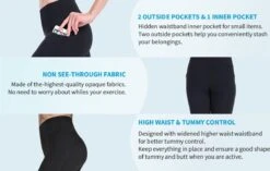 Merkloos Yoga Broek - Uniek Ontwerp Met Zak Mt. S - Extreem Goede Elasticiteit En Ademmogelijkheid - Buik Control - Hoge Taille - Legging Dames - Yoga - Workout - Fitness - Gym - Hardlooplegging - Sportbroek -FitForce Outlet Winkel 1200x765