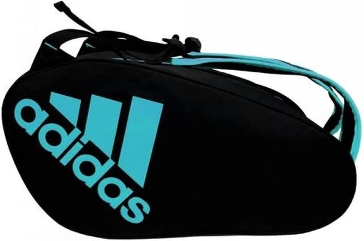 Adidas Racketbag Control Zwart/Blauw Padel Tas 1 Adidas Racketbag Control Zwart/Blauw Padel Tas