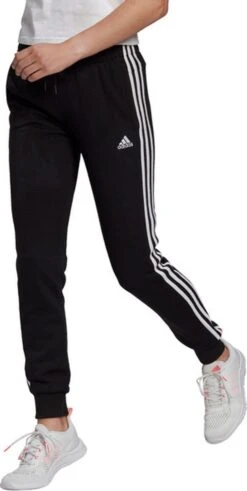 Adidas Adidas Essentials 3-stripes Broek - Vrouwen - Zwart/wit -FitForce Outlet Winkel 604x1200
