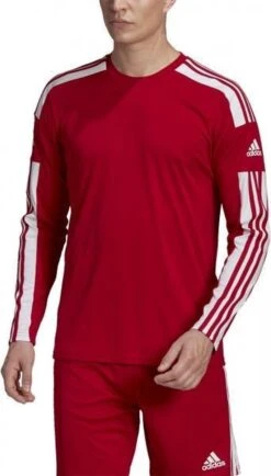 Adidas Squadra 21 Voetbalshirt Lange Mouw Heren - Rood / Wit | Maat: L 23 Adidas Squadra 21 Voetbalshirt Lange Mouw Heren - Rood / Wit | Maat: L -FitForce Outlet Winkel 683x1200 1