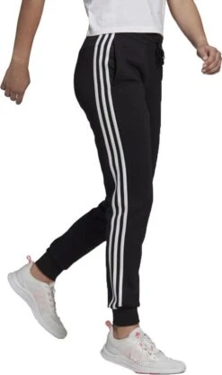 Adidas Adidas Essentials 3-stripes Broek - Vrouwen - Zwart/wit -FitForce Outlet Winkel 710x1200