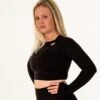 Vital Sportoutfit / Sportkleding Set Voor Dames / Fitnessoutfit Legging + Sport Top (zwart)
