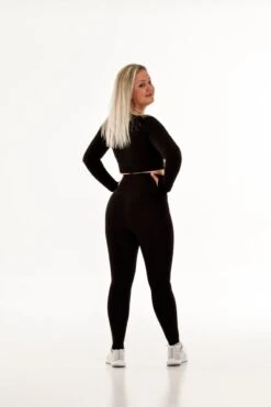 Vital Sportoutfit / Sportkleding Set Voor Dames / Fitnessoutfit Legging + Sport Top (zwart) 11 Vital Sportoutfit / Sportkleding Set Voor Dames / Fitnessoutfit Legging + Sport Top (zwart) -FitForce Outlet Winkel 800x1200 6
