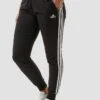 Adidas Essentials French Terry 3-Stripes Joggingbroek Zwart Dames - Maat M