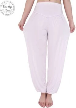 Harembroek - Harem Palts - Yogabroek - Losse Broek - Chillbroek - Harem - Wit - XXL - Chillpants - Yoga -FitForce Outlet Winkel 852x1200