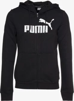 PUMA Ess Logo Full-Zip Hoodie Fl Dames Trui - Maat L -FitForce Outlet Winkel 885x1200