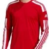 Adidas Squadra 21 Voetbalshirt Lange Mouw Heren - Rood / Wit | Maat: L