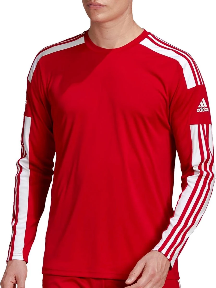 Adidas Squadra 21 Voetbalshirt Lange Mouw Heren - Rood / Wit | Maat: L 1 Adidas Squadra 21 Voetbalshirt Lange Mouw Heren - Rood / Wit | Maat: L