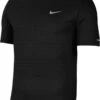 NIKE Dri Fit Miler Korte Mouwen T-Shirt Mannen Zwart - Maat XXXL