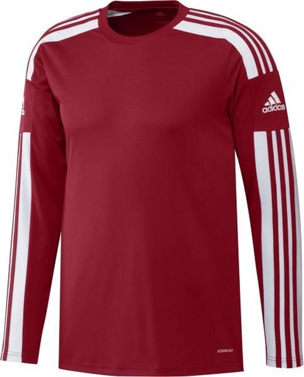 Adidas Squadra 21 Voetbalshirt Lange Mouw Heren - Rood / Wit | Maat: L 9 Adidas Squadra 21 Voetbalshirt Lange Mouw Heren - Rood / Wit | Maat: L - Afbeelding 9